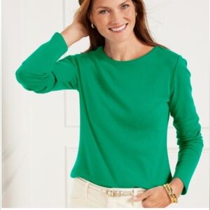 Talbots LP-Pima Cotton- THE Talbots Tee- Large Petite